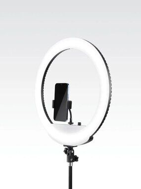 Lume Cube 18 Portable LED Ring Light with Stand PLUS 2 x Batteries and Charger